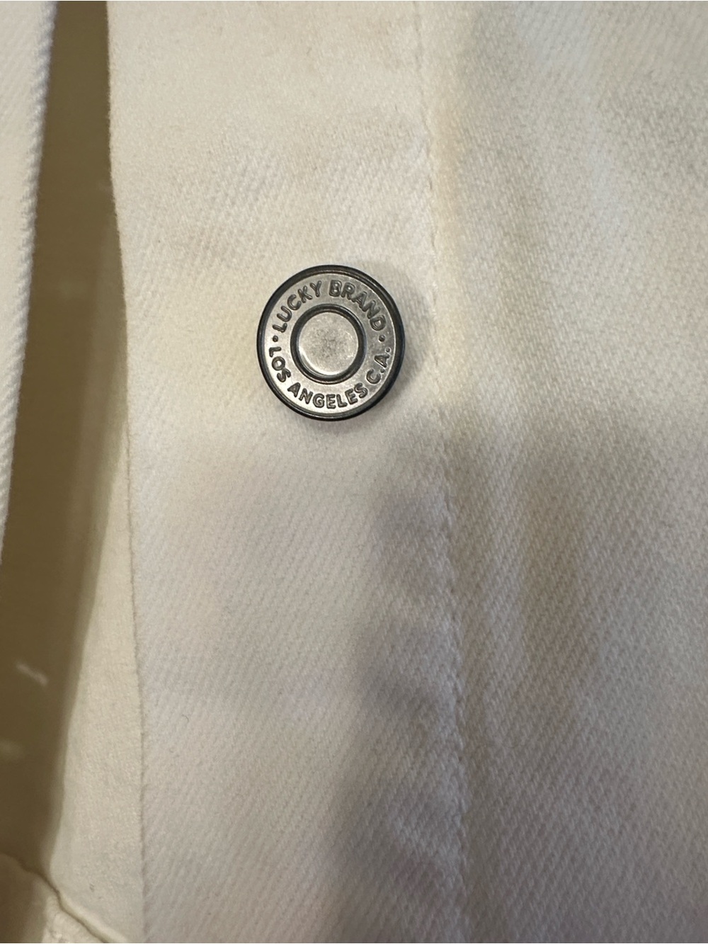 Lucky Brand Women's white Denim Jacket - Picture 3 of 11